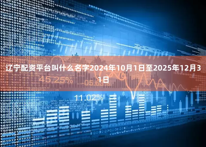 辽宁配资平台叫什么名字　　2024年10月1日至2025年12月31日